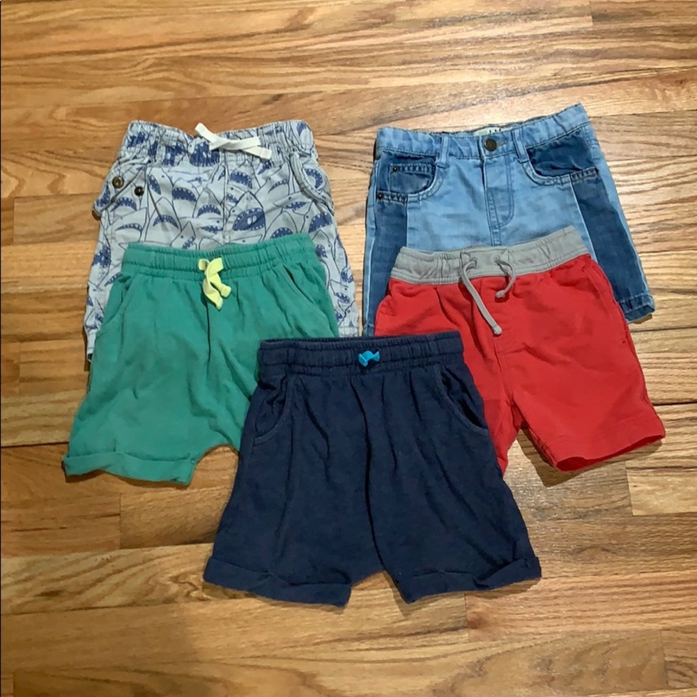 Boys Size 2T shorts bundle 5 pairs